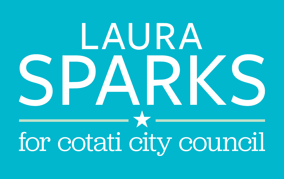 Laura Sparks for Cotati campaign sign